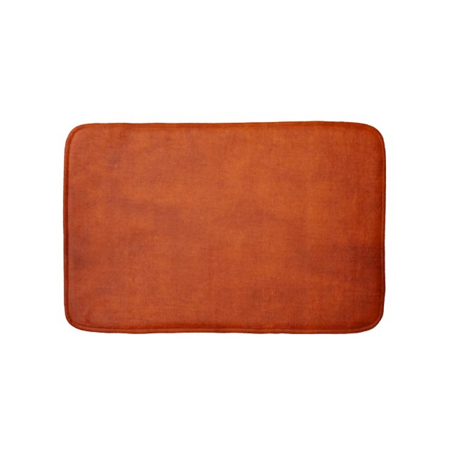 Burnt Orange Bath Mat (Front)