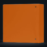 Burnt Orange Binder<br><div class="desc">Burnt orange is a deep, warm, and earthy shade of orange with a hint of brown, resembling glowing embers or autumn leaves. Officially recognized in 1915, it symbolizes warmth, comfort, and enthusiasm. A medium-dark hue, it can be created by adding a bit of blue to red and yellow, resulting in...</div>