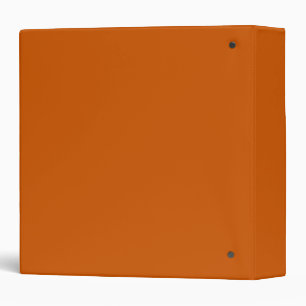 Burnt Orange Binder