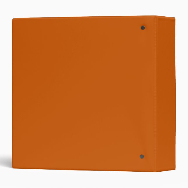 Burnt Orange Binder (Back/Spine)