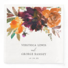 Burnt Orange Burgundy Fall Floral Rustic Wedding