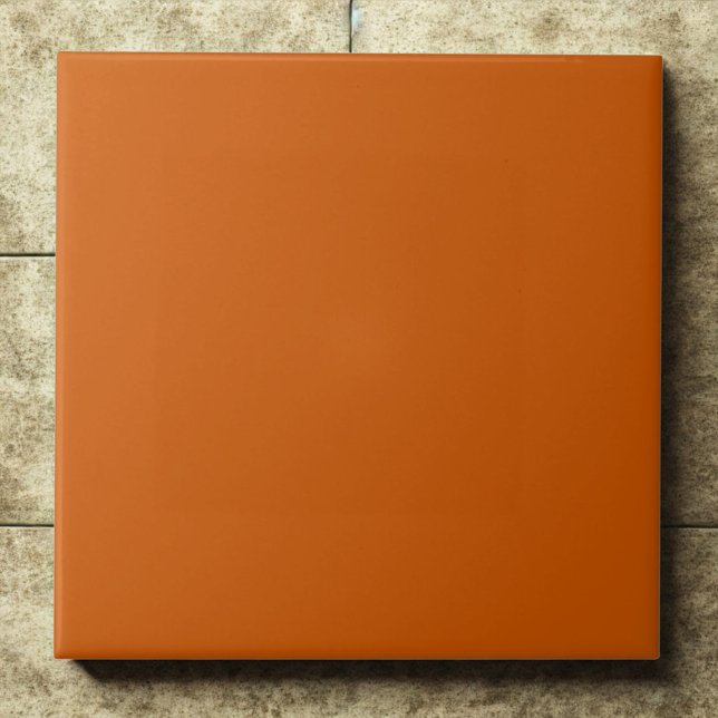Burnt Orange #cc5500 – Bold, Warm, Rustic Flair Tile (Creator Uploaded)