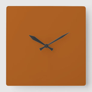 Burnt Orange Clock
