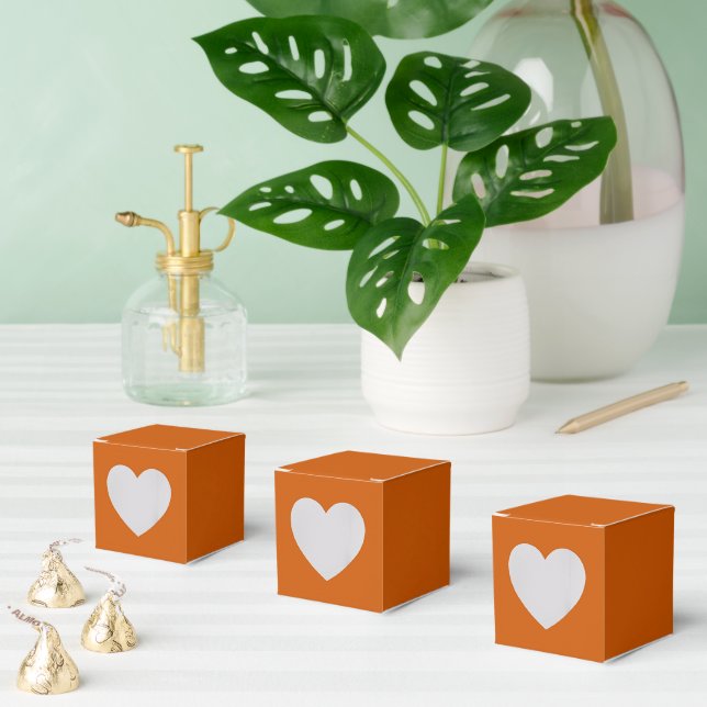 Burnt Orange Favor Box (Multiple)