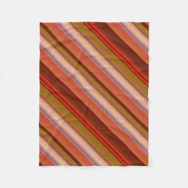 Burnt Orange Fleece Blanket (Front)