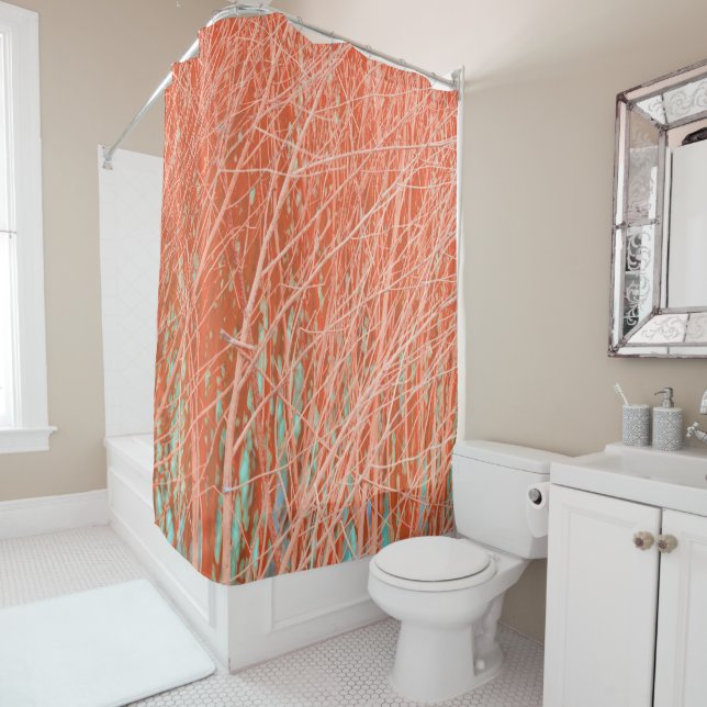 Burnt Orange Modern Photo Contemporary Abstract (In Situ)