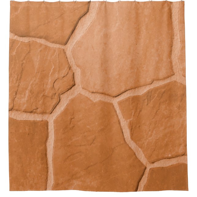 Burnt Orange Modern Stones  (Front)