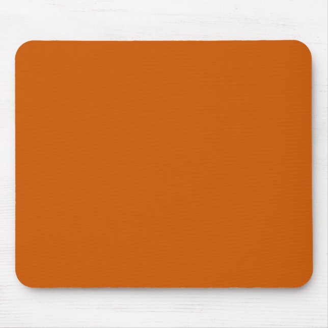 Burnt orange mouse pad (Front)