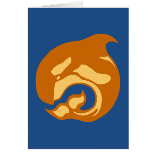 burnt orange orca whale