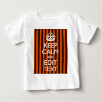 Burnt Orange Personalize This Keep Calm Classic
