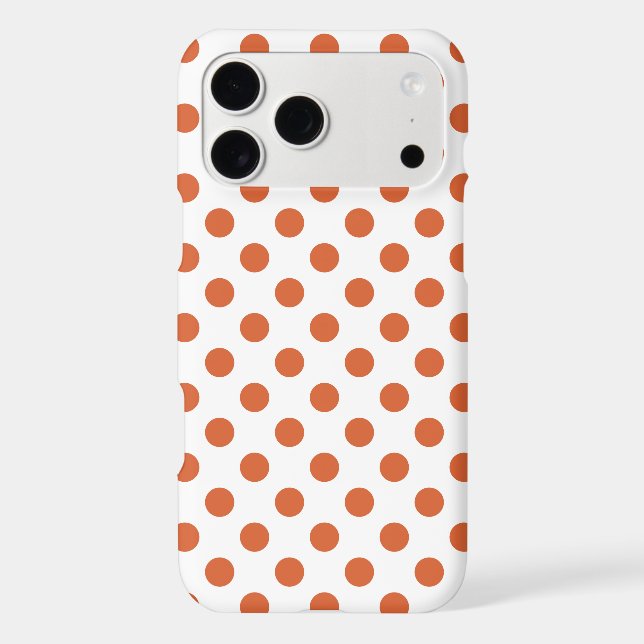 Burnt orange polka dots (Back)