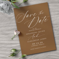 Burnt Orange Rust | Elegant Earthy Fall Wedding