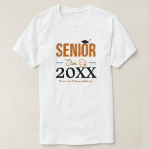 Burnt Orange Senior Class of T-Shirt