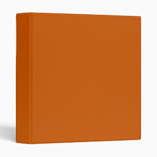 Burnt Orange (solid colour) Binder