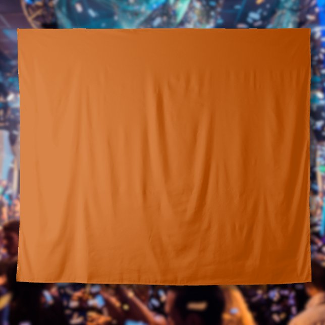 Burnt Orange Solid Colour | Classic | Elegant Tapestry (Creator Uploaded)