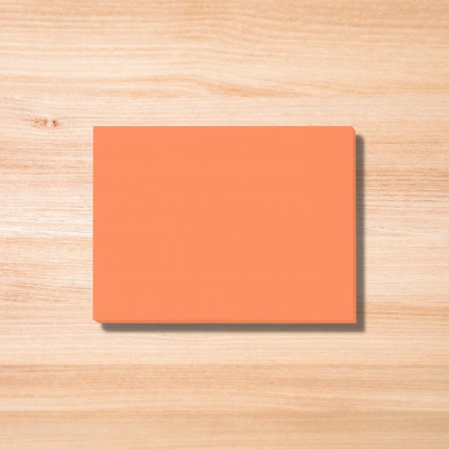 Burnt Orange Solid Colour Post-it Notes (Creator Uploaded)