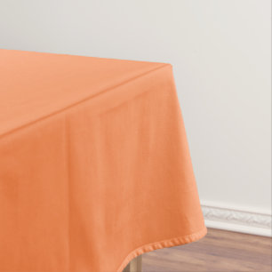 Burnt Orange Solid Colour Tablecloth
