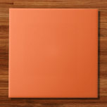 Burnt Orange Solid Colour Tile<br><div class="desc">Burnt Orange Solid Colour. This fiery and dynamic colour is a vibrant orange with a hint of red. The colour exudes warmth, similar to the glow of a setting sun or the heart of a roaring fire.It's a bold and attention-grabbing hue that evokes a sense of energy, enthusiasm, and excitement....</div>