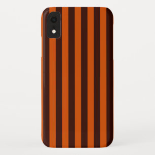 Burnt Orange Stripes Retro Style Customize This! iPhone XR Case