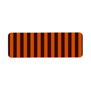 Burnt Orange Stripes Retro Style Personnaliser Cec