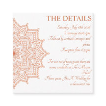 Burnt Orange Sunrise Mandala Summer Fall