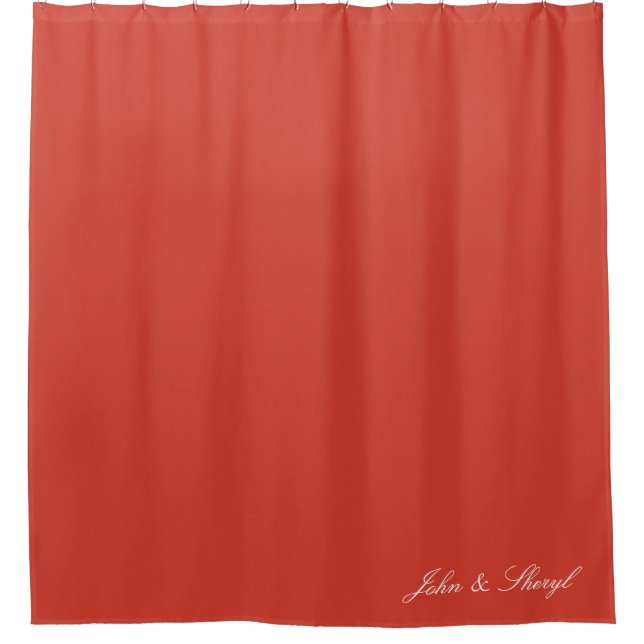 Burnt Orange Terra Cotta Solid Colour  (Front)