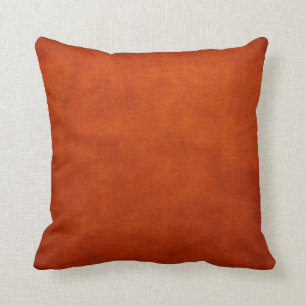burnt orange throw pillow