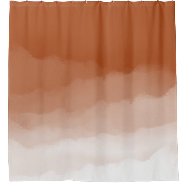  Burnt Orange Watercolor Ombre (Front)