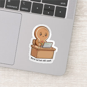 Burnt Out But Still Sweet" Gingerbread Laptop