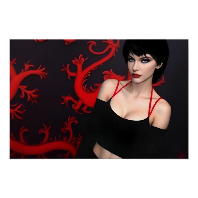 Burnt Out Souls glossy poster (Devant)