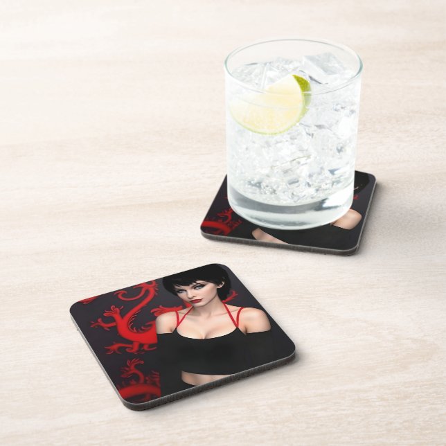 Burnt Out Souls hard plastic coasters (Right Side)