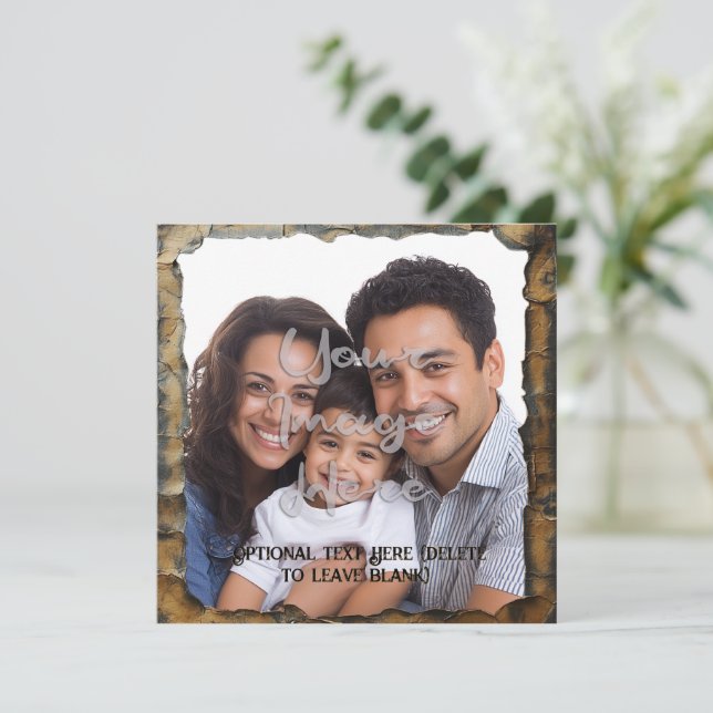 Burnt Parchment Aesthetic Customizable Template (Standing Front)