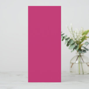 Burnt Pink Flat Card