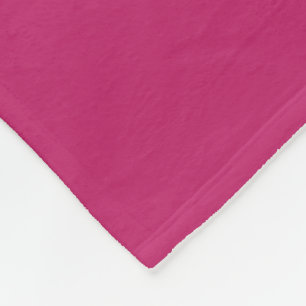 Burnt Pink Fleece Blanket