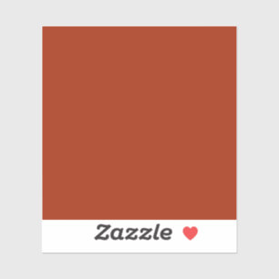 Burnt Red -  (solid colour) 