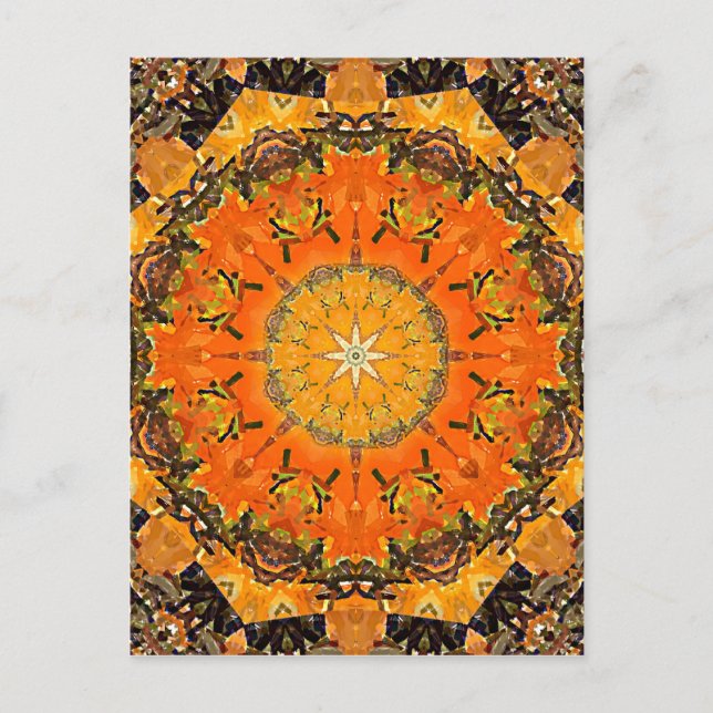 Burnt Sands Mandala Post Card (Front)