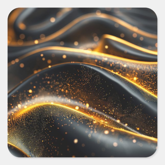 Burnt Steel Background Square Sticker (Front)