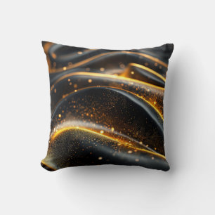 Burnt Steel Background Throw Pillow
