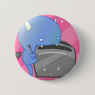 Burnt Toast 2 Inch Round Button