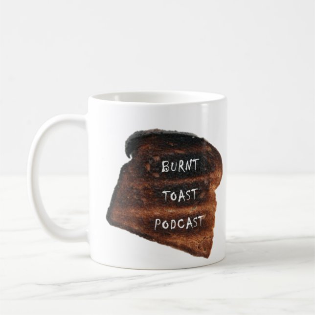Burnt Toast Podcast Mug (Left)