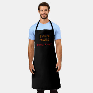 Burnt toast specialist Apron