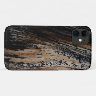 Burnt Tree Bark Texture iPhone 11 Case
