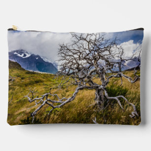 Burnt tree, Torres del Paine, Chile Accessory Pouch