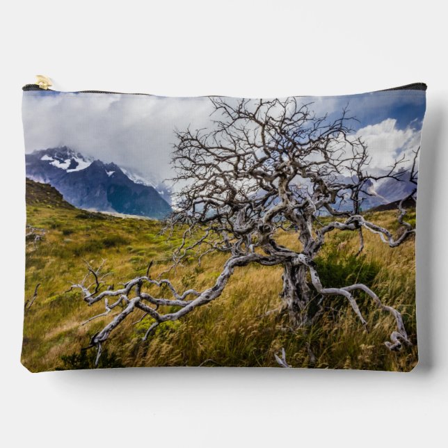 Burnt tree, Torres del Paine, Chile Accessory Pouch (Front)