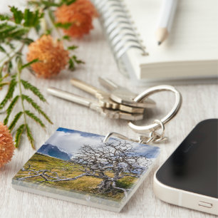 Burnt tree, Torres del Paine, Chile Keychain