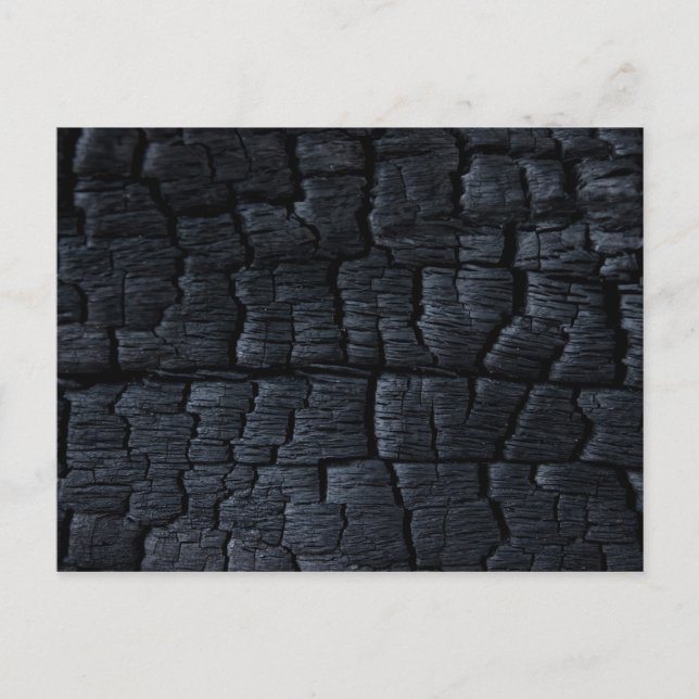 Burnt Wood Faux Texture Postcard (Front)