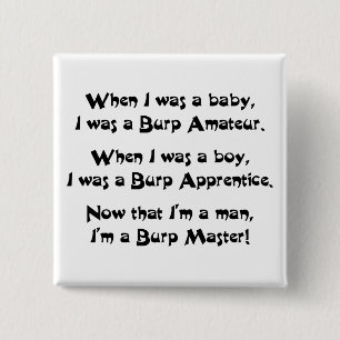 Burp Master 2 Inch Square Button