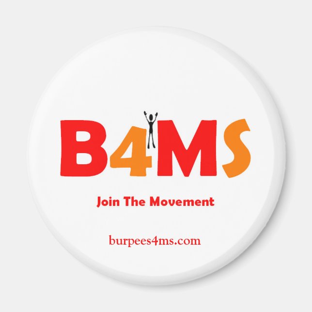 Burpees 4 MS Magnet (Front)