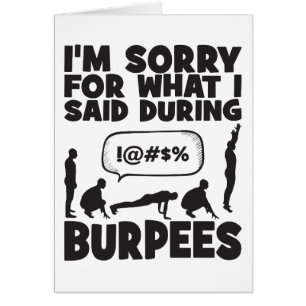 BURPEES - Funny Novelty Workout