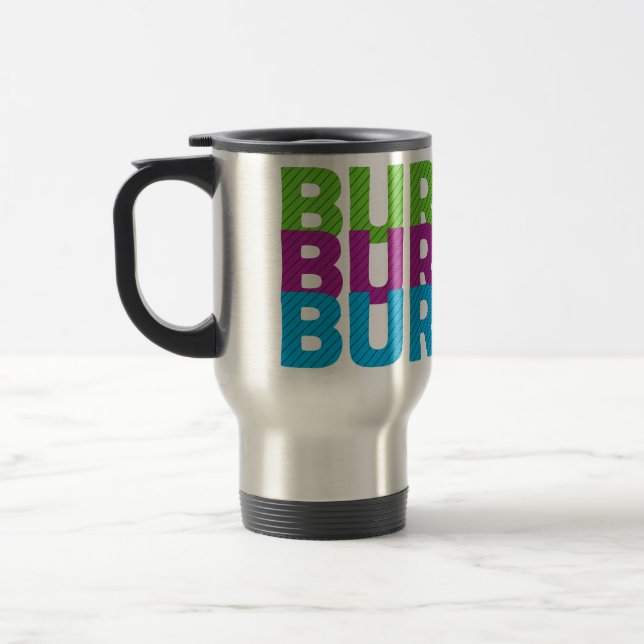 Burpees Travel Mug (Left)